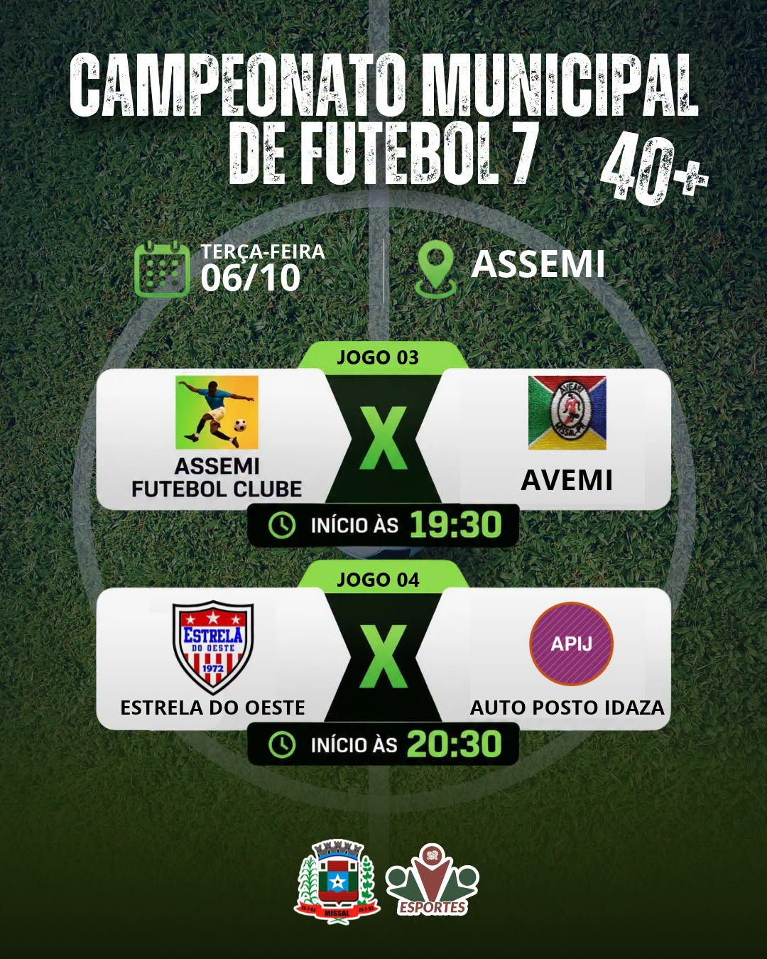 FUTEBOL 7 - CATEGORIA VETERANO 40+