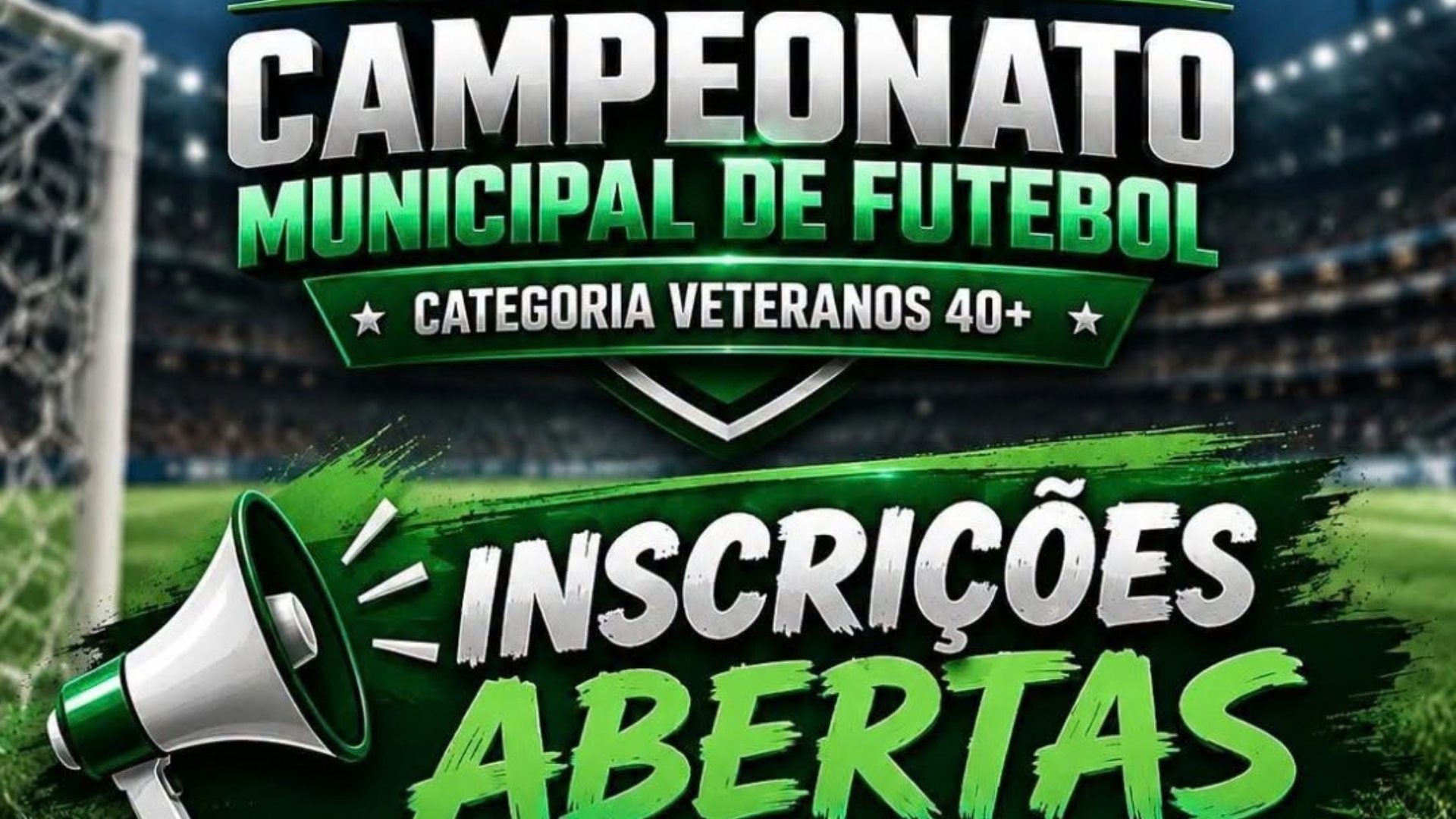 inscrições abertas para o II Campeonato Municipal de Futebol 40+