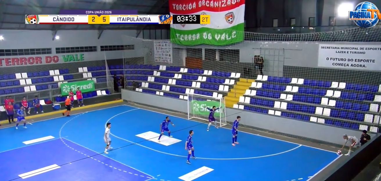 AFI Itaipulândia goleia Cândido Futsal fora de casa pela Copa União